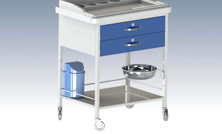 ترالی پانسمان چیست؟ | نگهداری و جابجایی مؤثر وسایل پزشکی