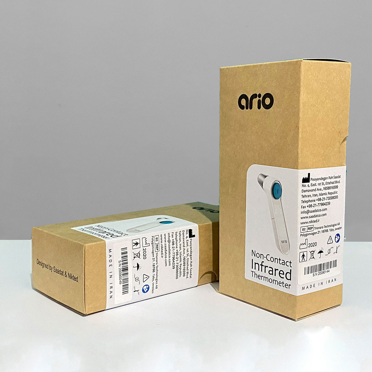 تب سنج دیجیتال غیرتماسی ario