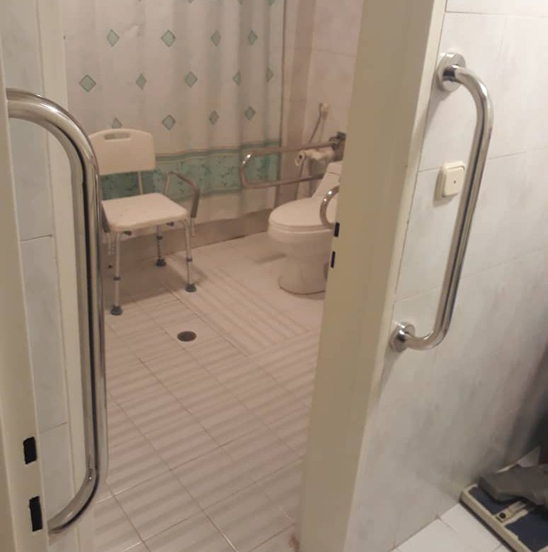 دستگیره کمکی مستقیم مدل استیل