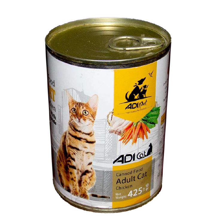 کنسرو مرغ گربه ADI