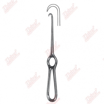 هوک استخوانی کوخر(Kocher) مدل تک شاخ قوی تیز و کند