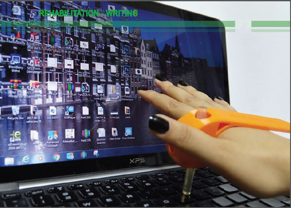 نگهدارنده مداد توانبخشی یک ابزار کمک نوشتارى | می مد