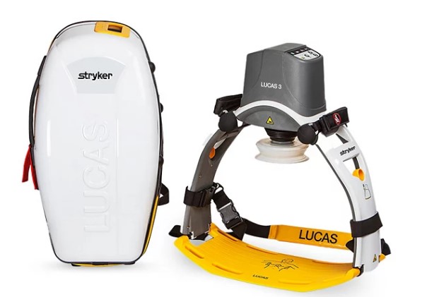 دستگاه ماساژور قلبی (احیای قلبی ریوی اتوماتیک) لوکاس ۳ ساخت کمپانی استرایکر آمریکا | می مد