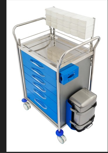 ترالی بیهوشی استیل