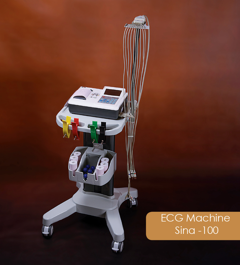 دستگاه الکتروکاردیوگراف مدل sina-100 | می مد